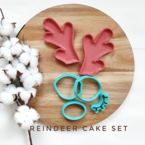reindeer cake set