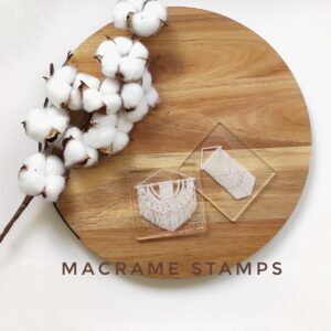 stamp macrame